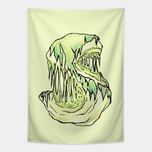 Dramabite Zombie S Letter Initial Typography Text Character Statement Tapestry