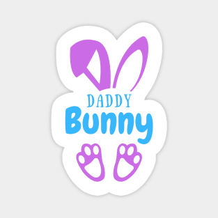 Easter bunny daddy Magnet