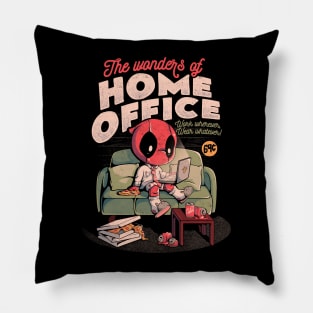 The Wonders Of Home Office - Funny Geek Movie Hero Gift Pillow