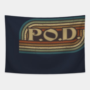 p.o.d vintage stripes Tapestry