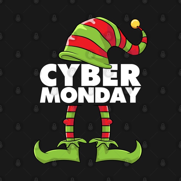 Cyber Monday Elf Squad Funny Shopping Shirt Women Men by teeleoshirts