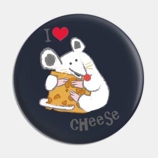 I love cheese Pin