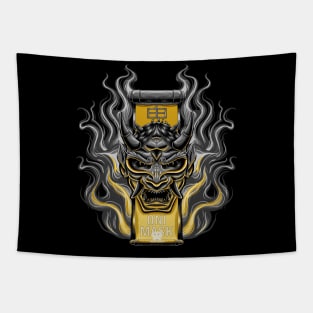 Japanese Hannya Mask Tapestry