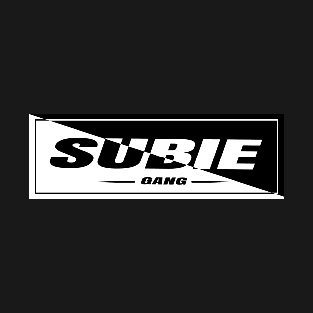 Subie gang white by Simple trend