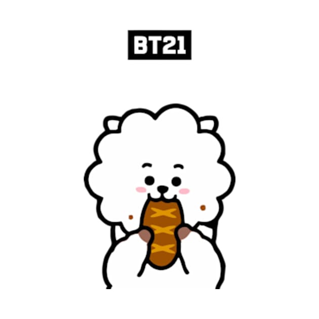 bt21 bts exclusive design 6 by Typography Dose