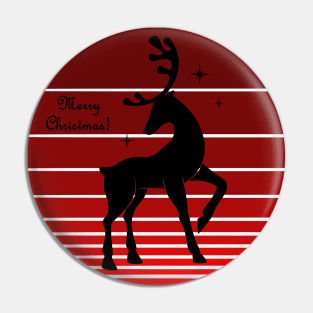 Christmas reindeer Pin