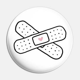 Band aid plaster Pin