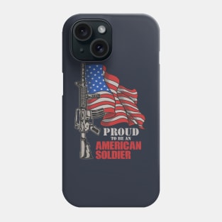 American solider proud Phone Case