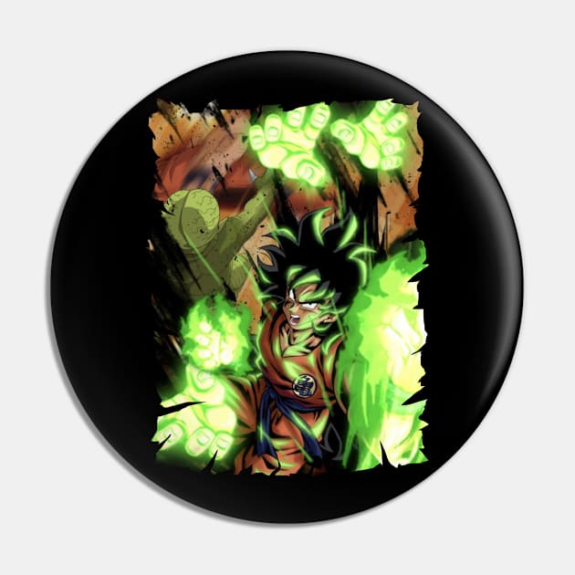 YAMCHA MERCH VTG Pin by Kiecx Art