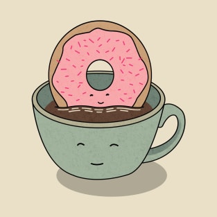 Donut- loves-coffee T-Shirt