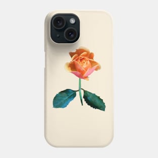 Orange and Pink Rose Phone Case