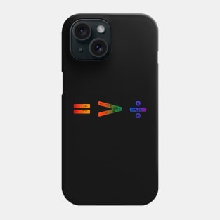 equality is greater than division Phone Case