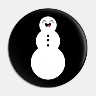 Snowman Laughing Pin