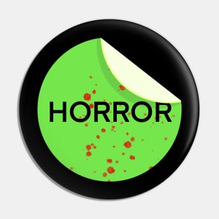 Horror VHS Sticker Pin