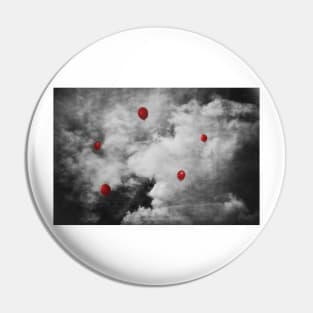 Red Balloons Pin