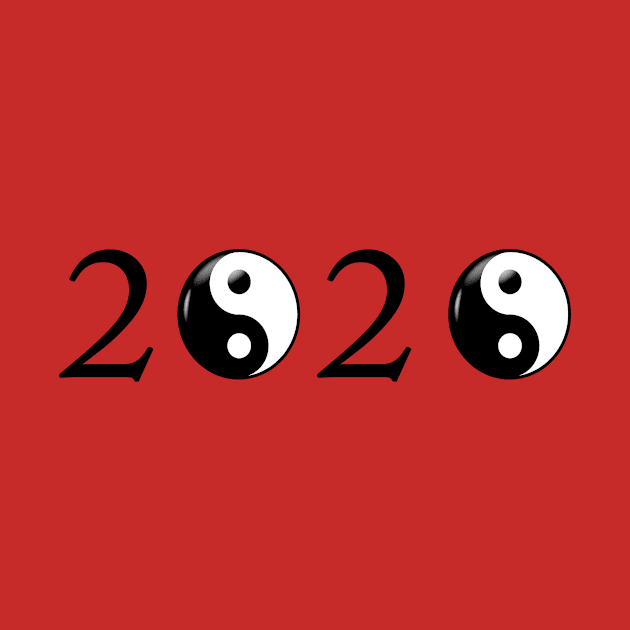 Happy New Year 2020 YingYang Design by theartfather