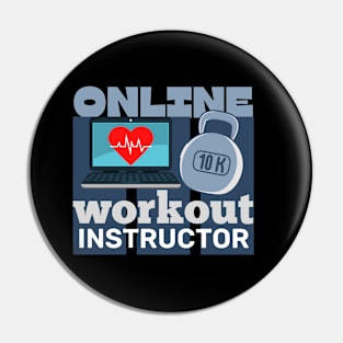 Online workout instructor Pin