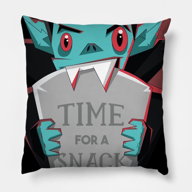 Vampire is hungry Pillow by rueckemashirt