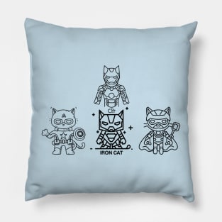 Cats avengers - funny cats memes Pillow