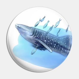 Whaleshark SCUBA Pin