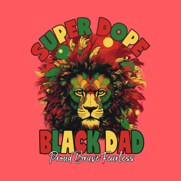 Super Dope Black Dad | Tee, Hoodie, Tank | Juneteenth Shirt, 1865 Shirt, Black Dad Shirt, Super Dope Shirt, Black History Dad Gift by Blissira