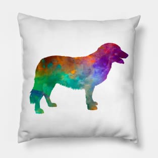 Atlas Mountain Dog in watercolor Pillow
