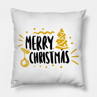 Merry christmas and happy new year Pillow