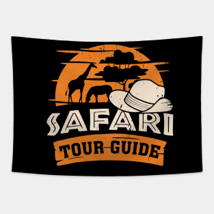 Safari Tour Guide Gift Tapestry