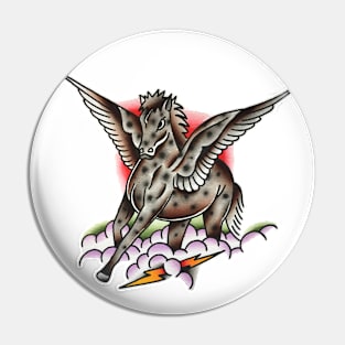 Pegasus Tattoo Design Pin