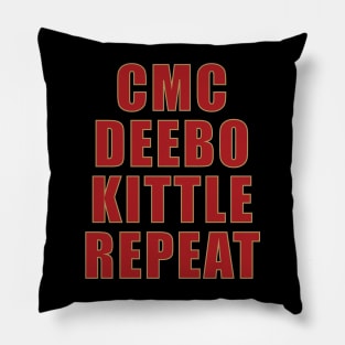 CMC, Deebo, Kittle, Repeat Pillow