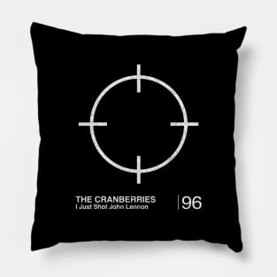 The Cranberries / Minimalist Graphic Design Fan Art Pillow