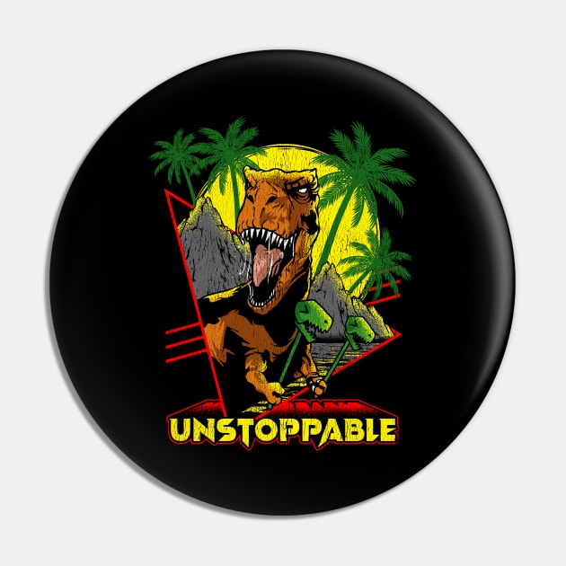 Unstoppable TRex Funny Short Dinosaur Arms Joke Pin by theperfectpresents