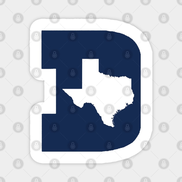 Dallas cowboys old logo Magnet by Nayo Draws