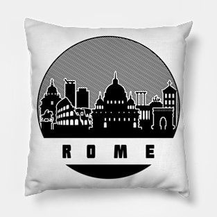 Rome Italy Skyline Pillow