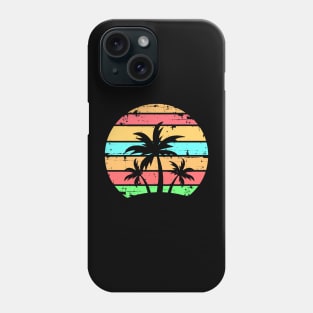 Palm trees style retro Phone Case