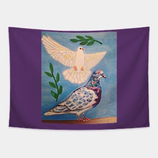 Dove and Pigeon Tapestry