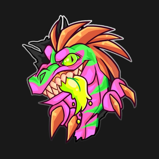 "NEON RAPTOR" V.1 by KittenSneeze