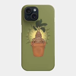 Potted Screaming Mandrake Illustration Phone Case