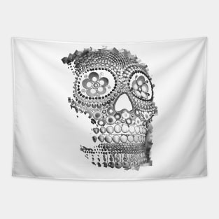 Hairy skull Tapestry