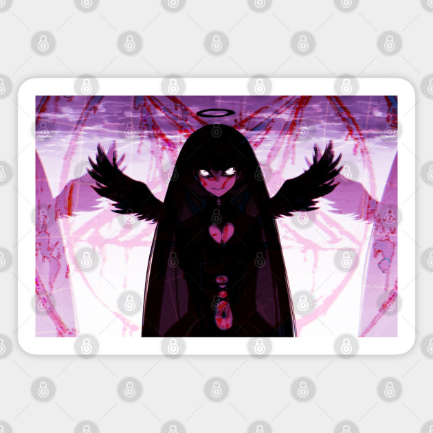 æªé­ Akuma 3 Aesthetic Anime Edit Dark Angel Demon Girl Anime And Manga Magnes Teepublic Pl