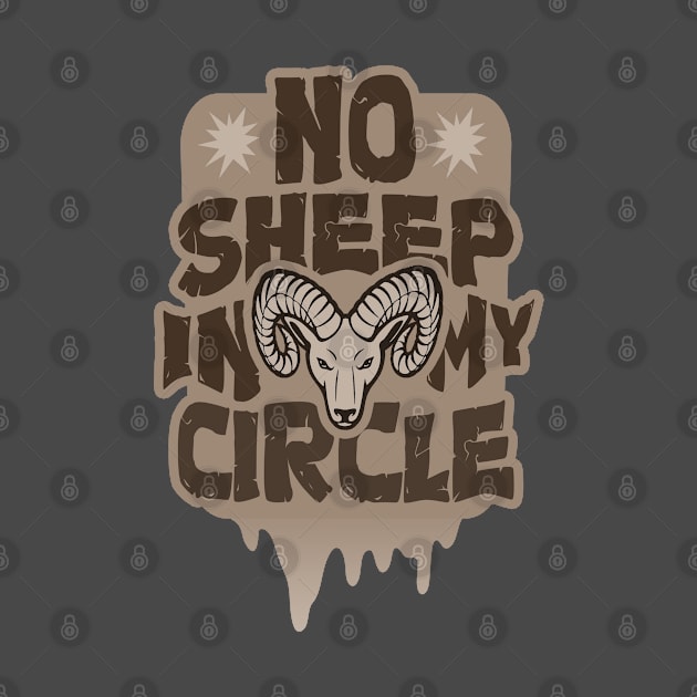 No Sheep in My Circle - only Good vibes by tatzkirosales-shirt-store