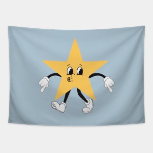 Retro Starboy Funny Face Tapestry