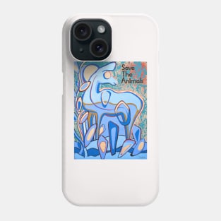 Save the animals endangered species Phone Case