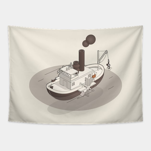 steamboat willie Tapestry by anilyanik