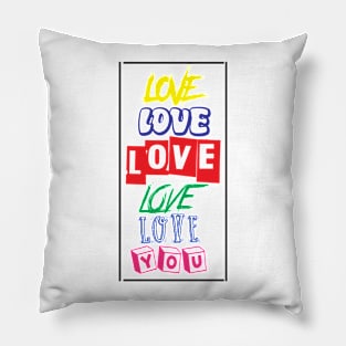 LOVE YOU Pillow