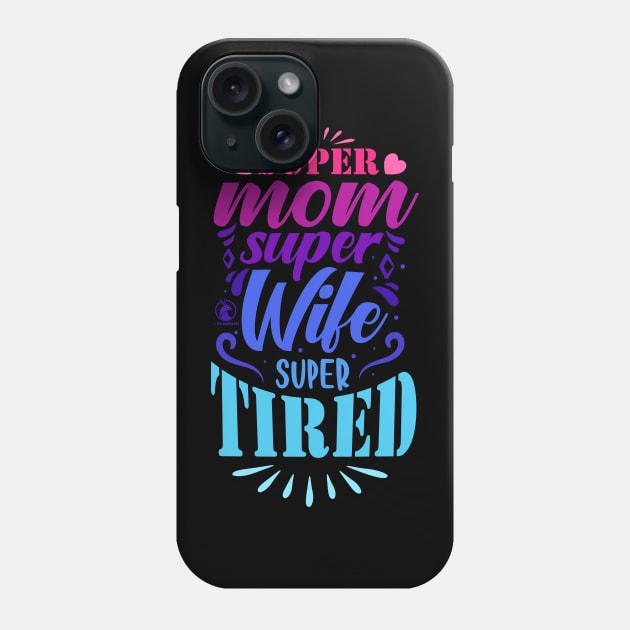 The Ultimate Mom | Red to Blue Version Phone Case by Creatura