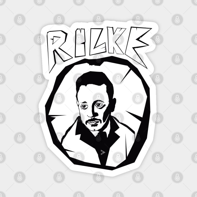 Rainer Maria Rilke Magnet by Exile Kings 