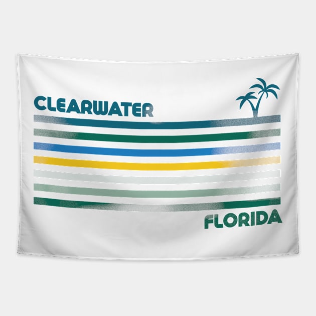 Clearwater Beach - Florida Tapestry by HamzaNabil