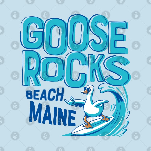 Goose Rocks Beach Maine by Alexander Luminova