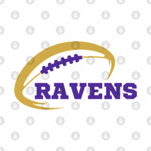 ravens football by soft and timeless